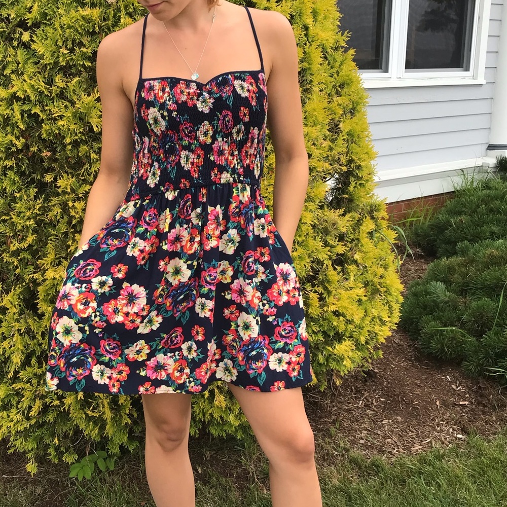 FINAL PRICE Flowery Summer Dress